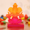 Double Sided Crystal Ganesha Showpiece